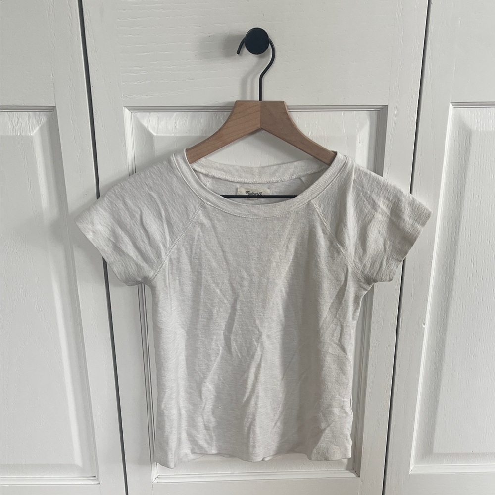 Madewell Ivory Short Sleeve Tee
